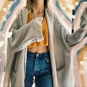 Free People sweater oversized cozy boho hippie